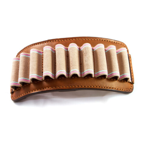 John Rigby & Co Elasticated Leather Bullet Pouch